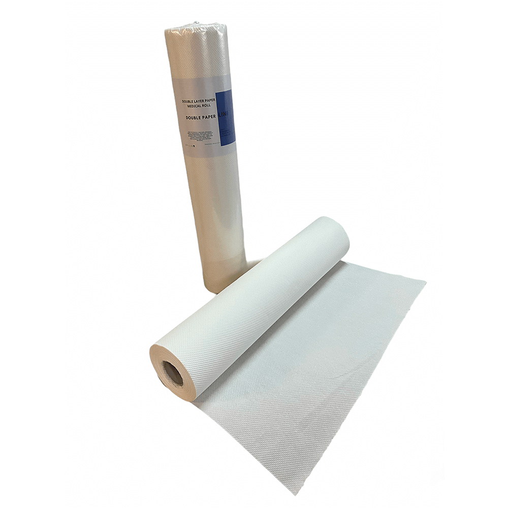 double paper medical roll