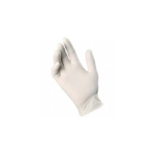 Examination Latex Gloves Powdered / Non Powdered 100 Pieces Size S , M, L , XL